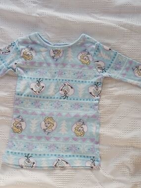 Girl's Frozen Disney Pajama or Long-sleeved Top 3T